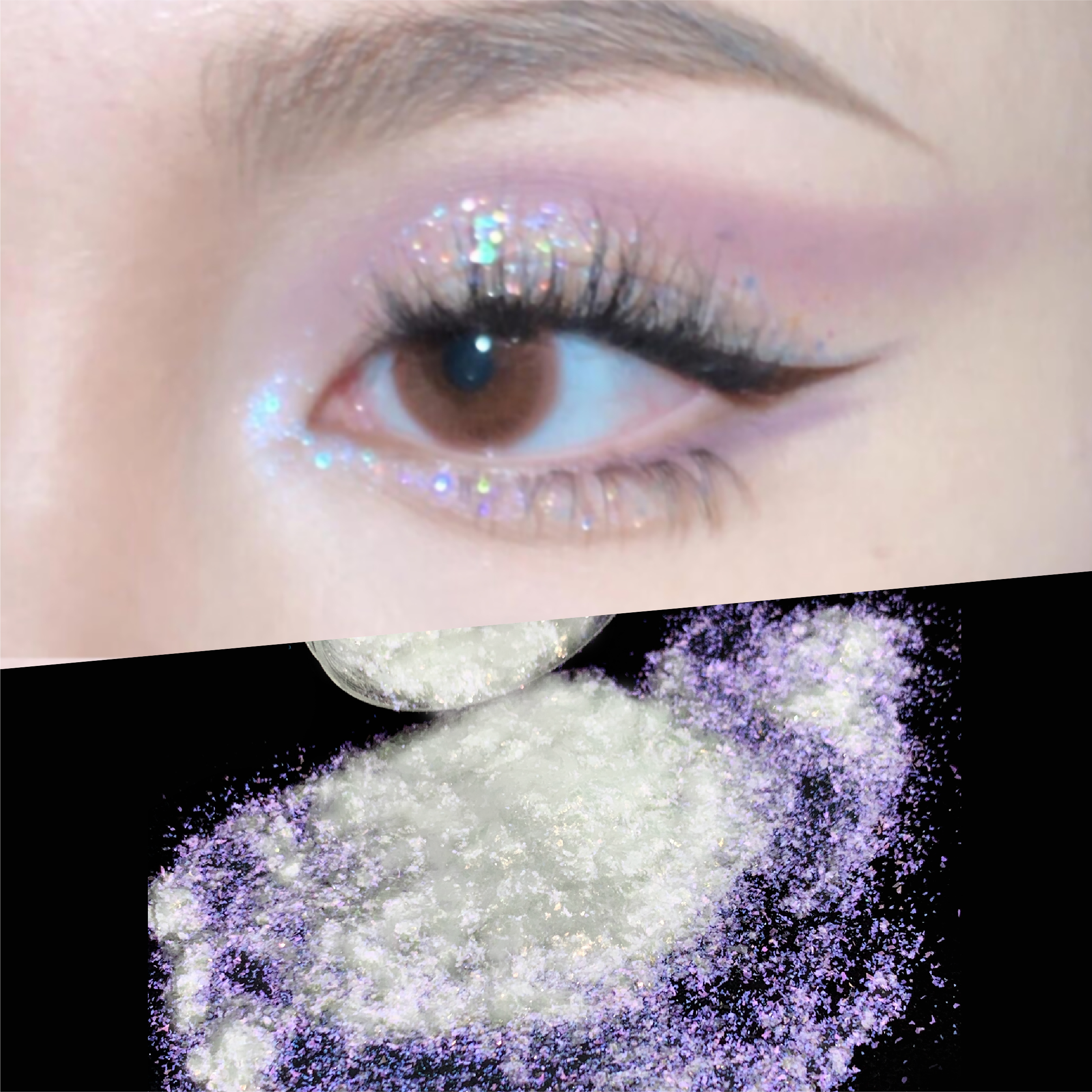 Lí pearlescent scintillance